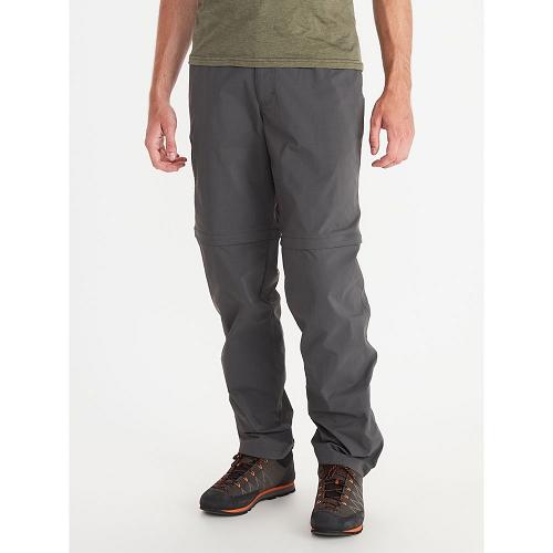 Marmot Transcend Convertible Hiking Pants For Mens Grey RGP670843